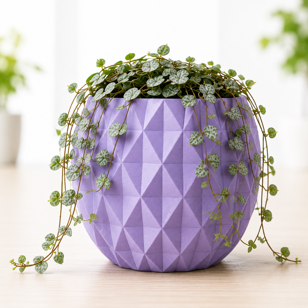 Geometric 3D Printed Pot Plant
