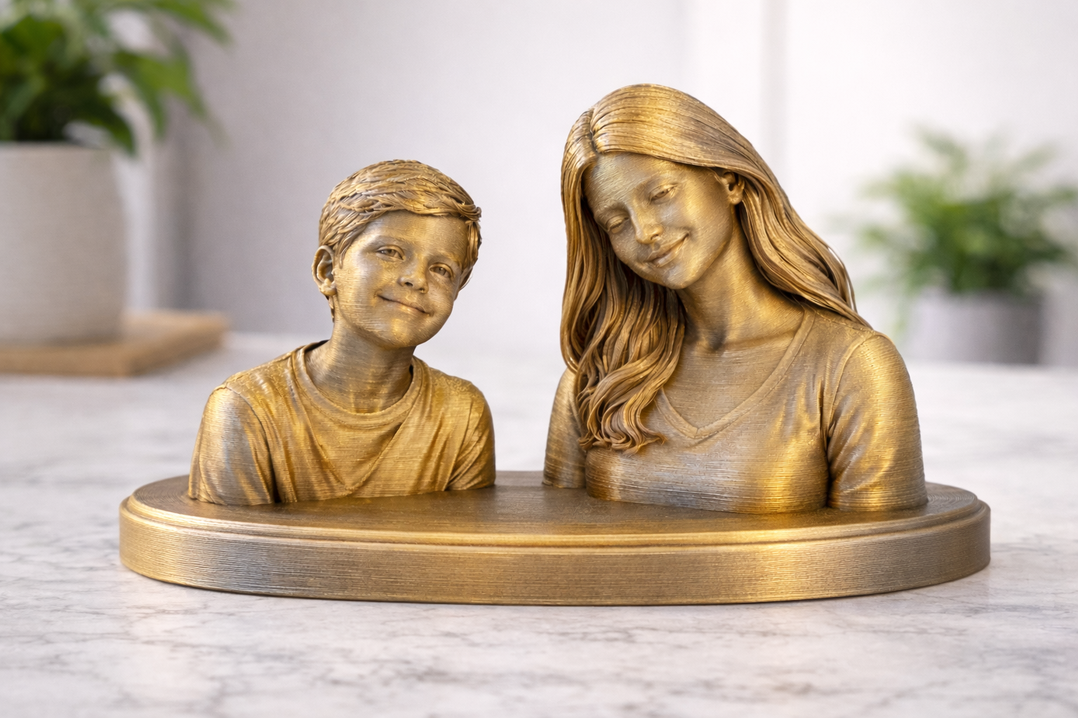 Two Person Custom Bust (15cm wide)