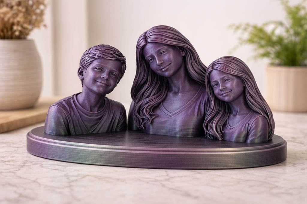 Three Person Custom Bust (20cm wide)