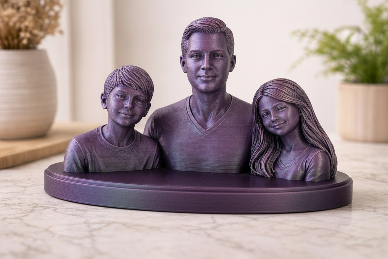 Three Person Custom Bust (20cm wide)